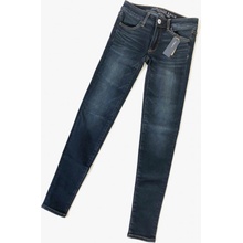 American Eagle 360 Super Stretch pohodlné natahovací jeans tmavě modrá