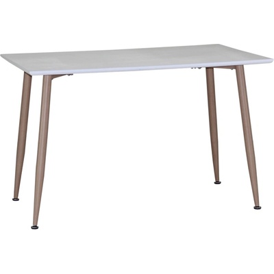 Bogdan Furniture Am Трапезна маса AM-C-290M-1-2 120/70/75h бял плот сонома крaка