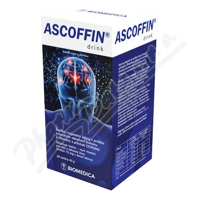 Biomedica ASCOFFIN Energy drink 10 x 4 g