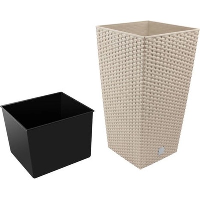 Prosperplast Rato Square 8/16,3l ratan krémová DRTS225