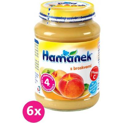 6x HAMÁNEK s Broskyňami 190 g VP-F038593