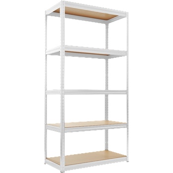 Carmen Метален стелаж star 180х90х45 см, до 175 кг на рафт - бял (3580503_1)