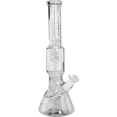 BLAZE Ice bong ICE s FIRE Drum Perkolátorom 40 cm Čistá