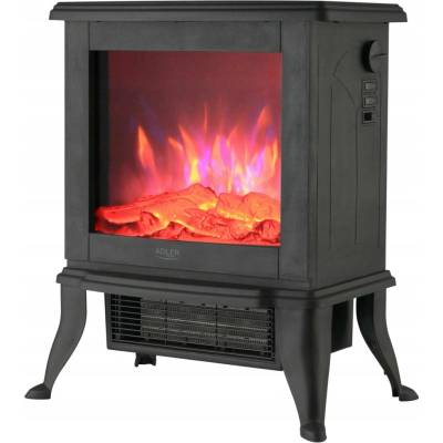 Adler Stojící krb 1000/1800 W černý