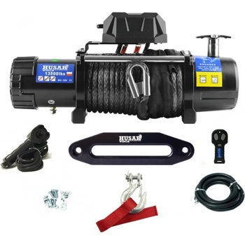 HUSARWINCH Naviják Husar Winch BST 13500, 12V, Syntetické lano