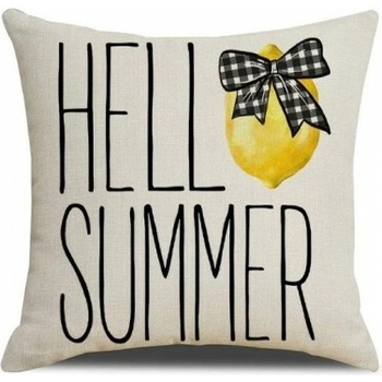 Textilomanie HELLO SUMMER 45 x 45 cm béžová