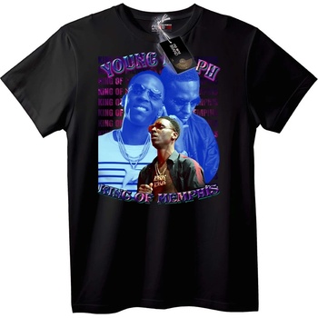 NOONEBRAND Тениска Млад крал на Мемфис - 2XL, White