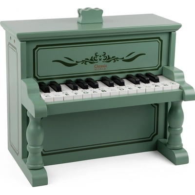 CLASSIC WORLD DŘEVĚNÉ PIANO NÁSTROJ VINTAGE UČEBNÍ KNÍŽKA – Hledejceny.cz