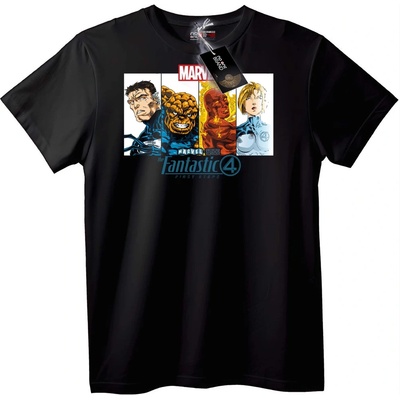 NOONEBRAND Тениска Marvel Фантастичната Четворка - S, White