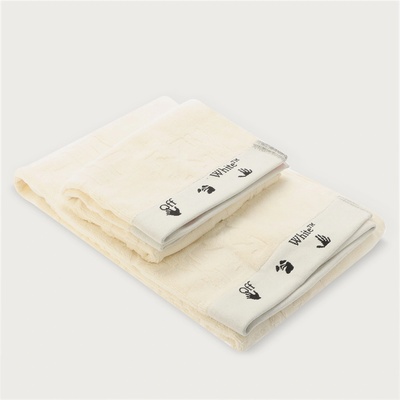 OFF WHITE Хавлиена кърпа OFF WHITE Monogram Towel - Creme No Color