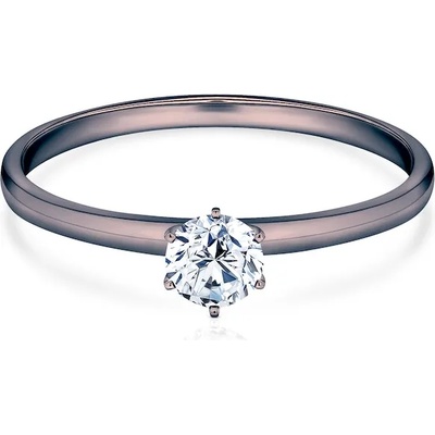 SAVICKI Годежен пръстен savicki: черно злато, диамант