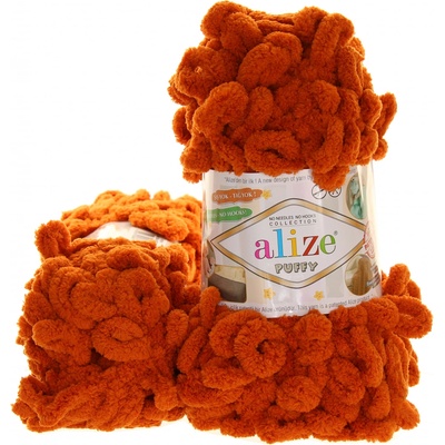 Alize Puffy 234 tmavě skořicová