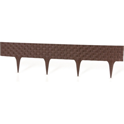 Gardenplast Zahradní palisáda Rattan Palisade 9,5 cm / 0,8 m hnědá 1 ks