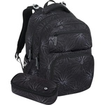 Bagmaster ZIPSTER 25 A Set Black with white flowers (BM-ZIPSTER25-SET)