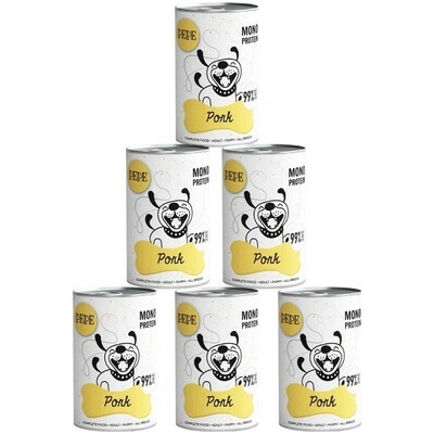 Paka Zwierzaka Pepe Pork 99% 6 x 400 g