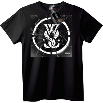 NOONEBRAND Тениска лого Счупено стъкло - 2XL, White
