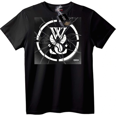 NOONEBRAND Тениска лого Счупено стъкло - 2XL, White