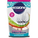 Ekologické mytí nádobí Ecozone Brilliance tablety do myčky vše v jednom 25 ks