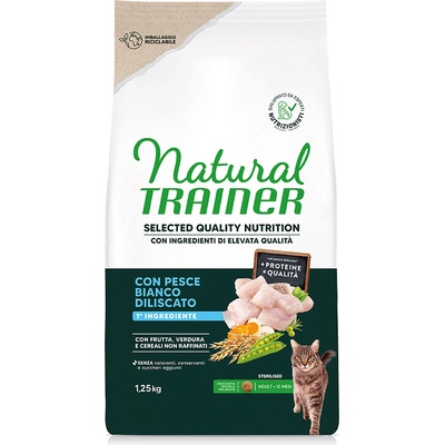 Natural Trainer Selected Quality Nutrition Sterilised White Fish 2 x 1,25 kg