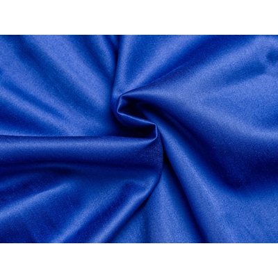 Brotex Tmavo modré satén prestieradlo plachta bez gumy 140x230