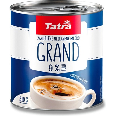 Tatra Grand Kondenzované neslazené mléko 9% 410 g