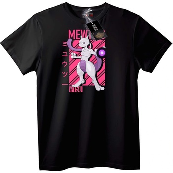 NOONEBRAND Тениска Mewtwo Покемон - 2XL, Black