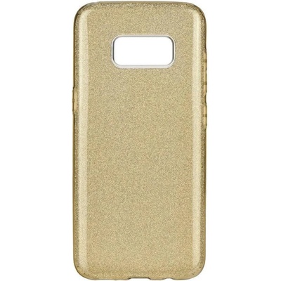 Forcell Блестящ Силиконов Калъф за Samsung S6, Forcell Shining Case, Златист (5901737411471)