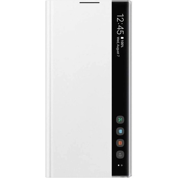 Samsung Clear View Cover EF-ZN975CW - оригинален кейс, през който виждате информация от дисплея за Samsung Galaxy Note 10 Plus (бял)