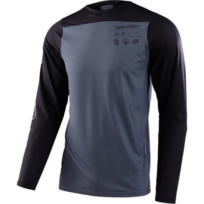 Troy Lee Designs Skyline Ls Jersey Mono charcoal – Zboží Dáma