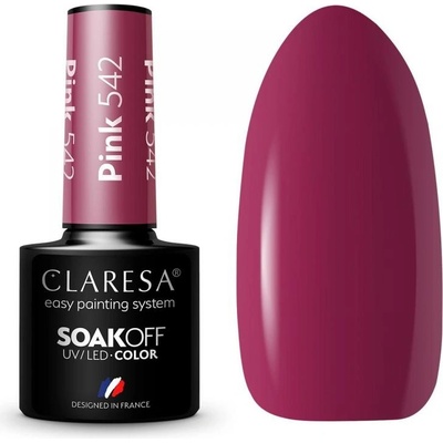 Claresa Gél lak Pink 542 5 g