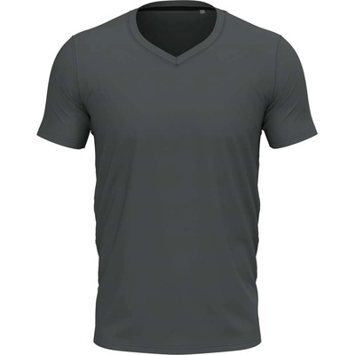 Stedman stretch-t v-neck st9610 / Мъжка еластична тениска с v-образно деколте - шистово сиво 3xl xxxl (st9610slg3xl)