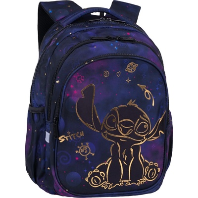Colorino dětský batůžek Jerry, Stitch Gold, 15\", PES, fialovo-zlatý