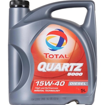 Total Quartz 5000 Diesel 15W-40 5 l