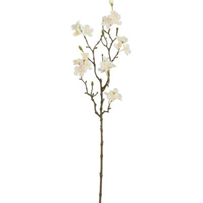 Mica Umelá kvetina čerešňový kvet krémový 69 cm