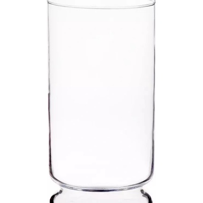 Skleněná váza výška 20cm průměr 10cm