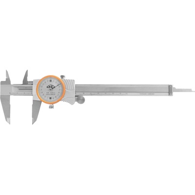 KINEX K-MET Posuvné měřítko s číselníkovým úchylkoměrem Antischock ČSN 25 1235 DIN 862 0,02 mm 150/40 mm KI6013-02-150