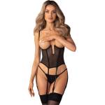 Obsessive Euphori Corset Black XXL/XXXL