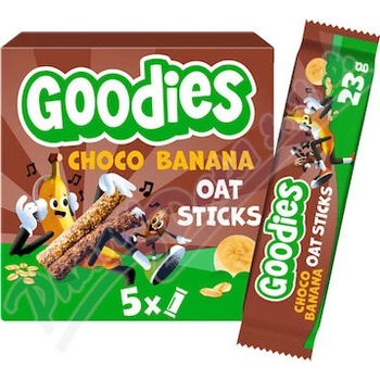 Goodies Ovesné tyčinky kakao-banán 5 x 23 g