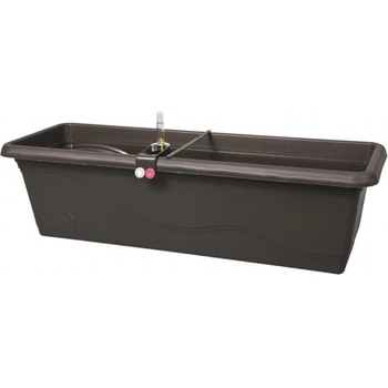 PLASTKON Samozavlažovací truhlík Smart Systém Extra Line 40 cm hnedá