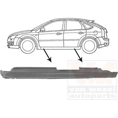 Nástupný plech VAN WEZEL 1863103