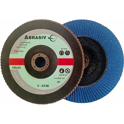 Abrasiv 180x22 G-AZ 40 201X rovný