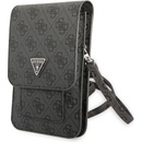 Pouzdro Guess PU 4G Triangle Logo Phone Bag černé