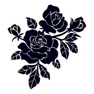 Artemis Růže plastová šablona 329 G 29x29cm – Zboží Dáma