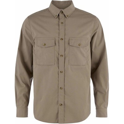 Fjällräven Övik G-1000 košel'a dlhý rukáv M Suede brown