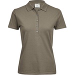TEE JAYS TJ145 / Дамска еластична поло тениска - глинена XXL (180145zo205)