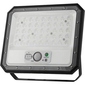 UltraLux Соларен led прожектор с pir датчик за движение, 90°, 10w, 5500k, (spss1055)