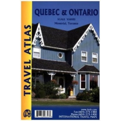 ITM Travel Atlas Quebec & Ontario – Hledejceny.cz