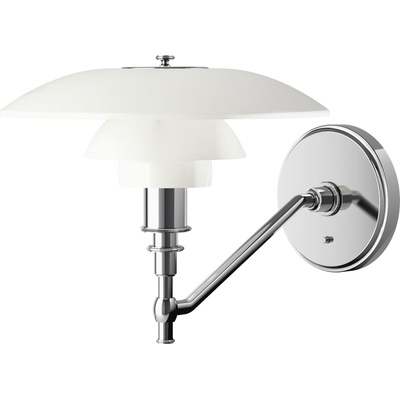 Louis Poulsen Аплик ph с ключ, без видим кабел 28, 5 см хром (5743151295)