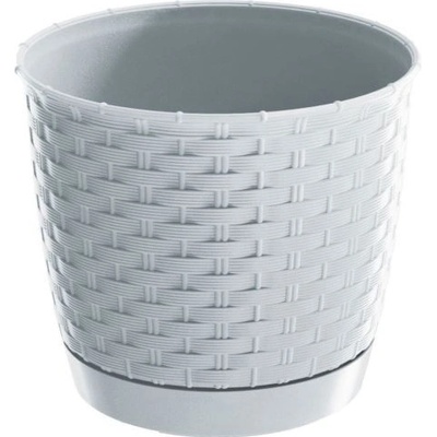 Prosperplast Ratolla Round Květináč 14,5 cm bílý