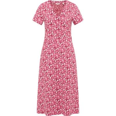Tranquillo Дамска рокля Tranquillo Women's Jerseykleid Doroo Dress - Red Wildflowers (134-1917-0213)